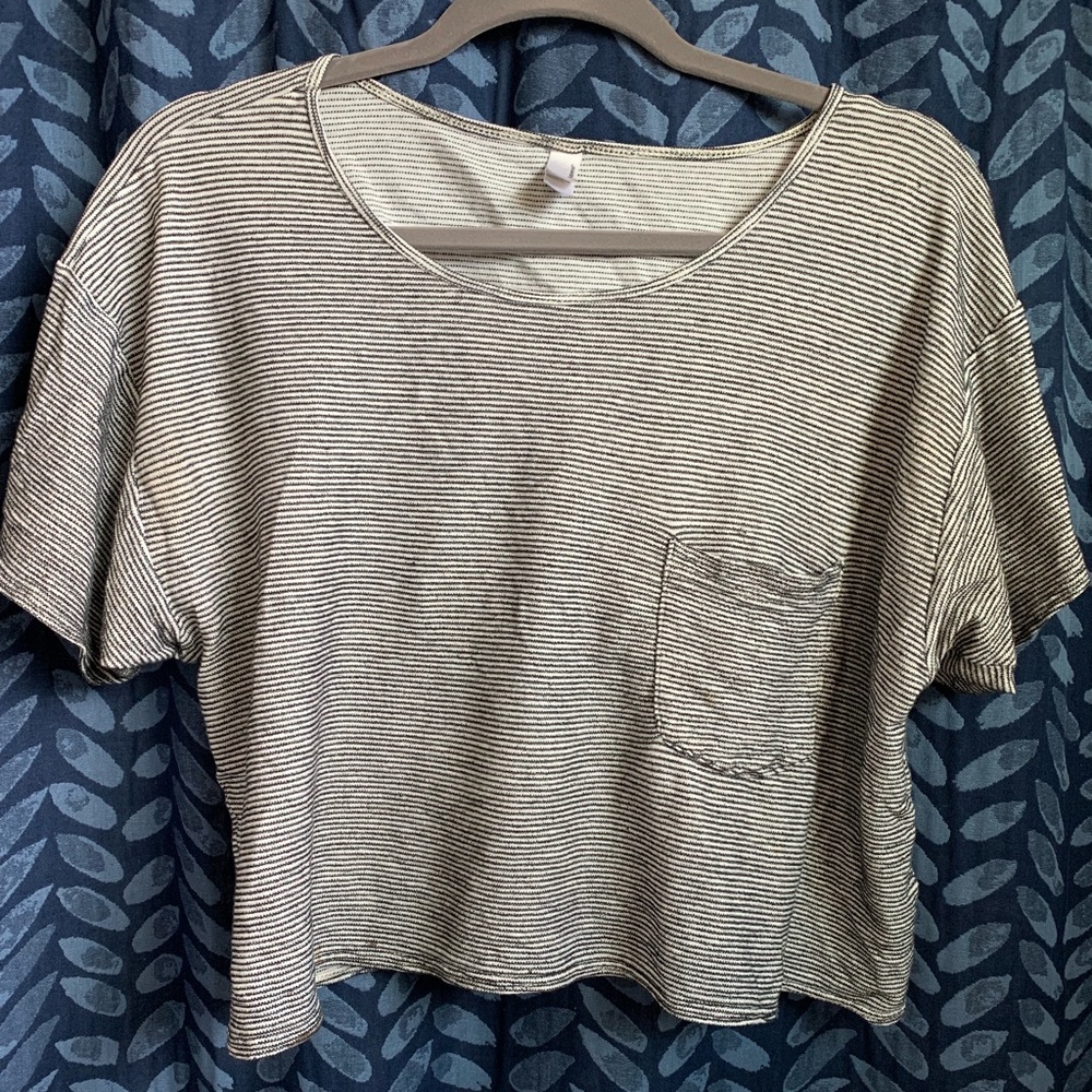 🖤American Apparel Crop Top : Striped 🖤